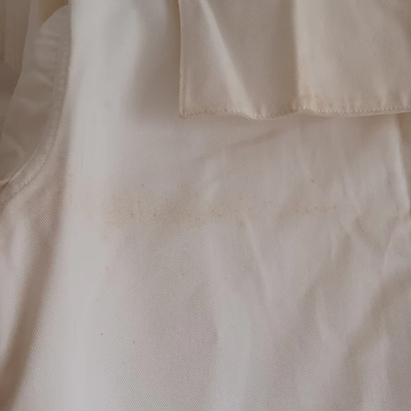 50s - 60s Vintage White 2 Navy Uniform Tops with Black Insignia. Shirts Retro - Picture 6 of 16